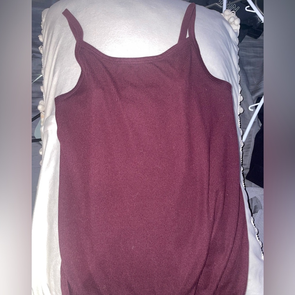 Red tank top